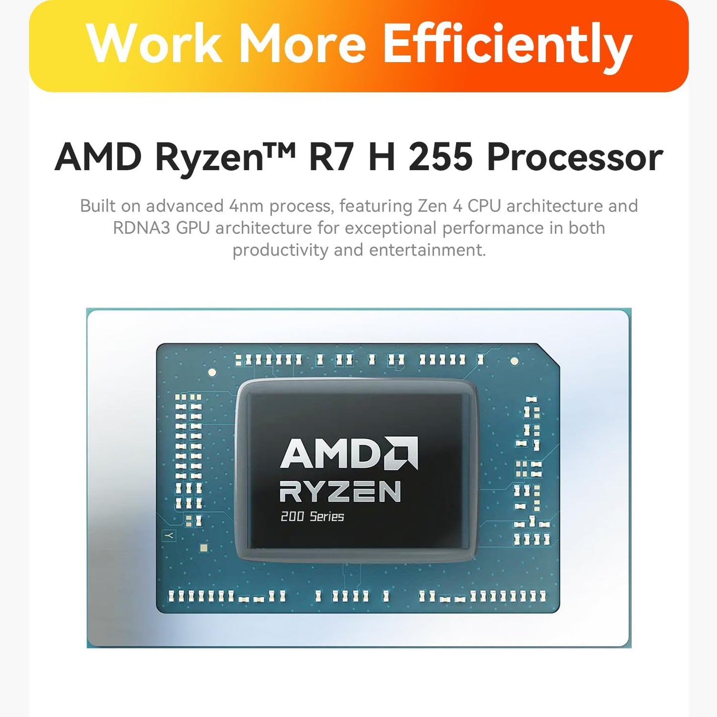 SER9 MAX Mini PC mit Ryzen 7 und Triple 4K Display, SER9 MAX/H255/64G/1TB