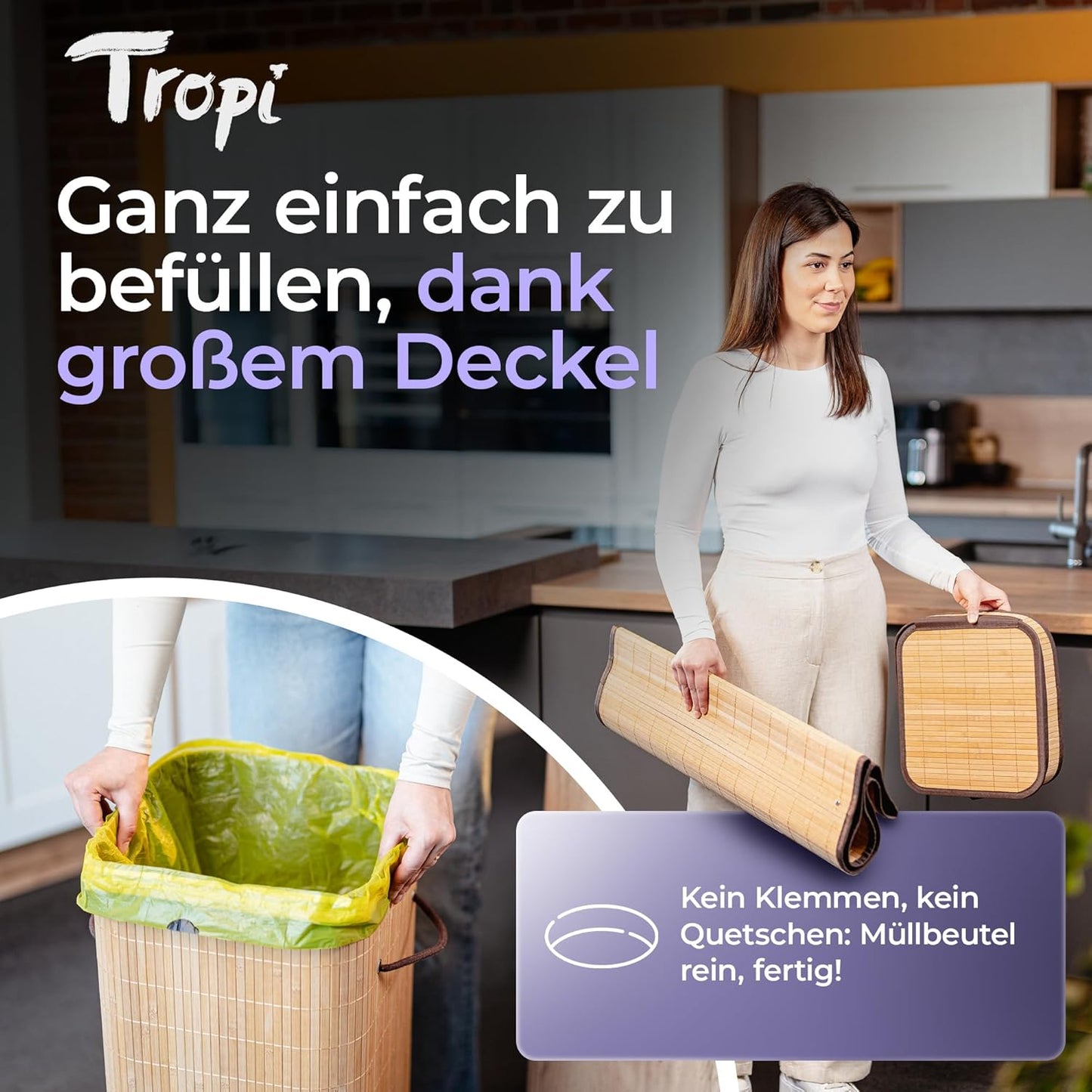 Müllsackständer, Quadratisch