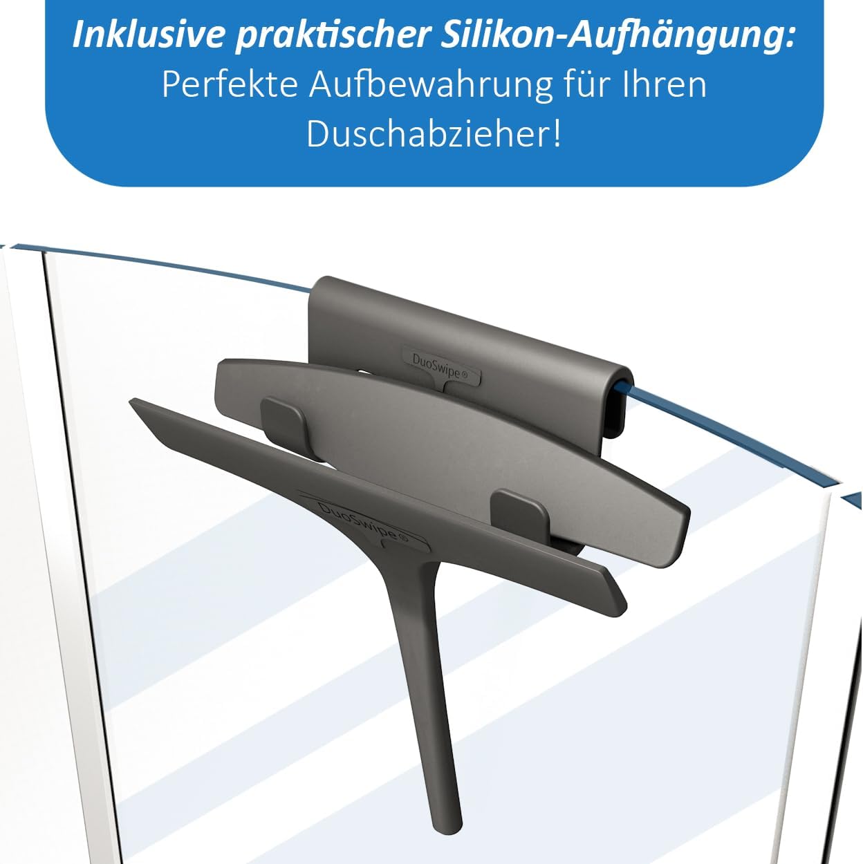 Duschabzieher für Rundduschen