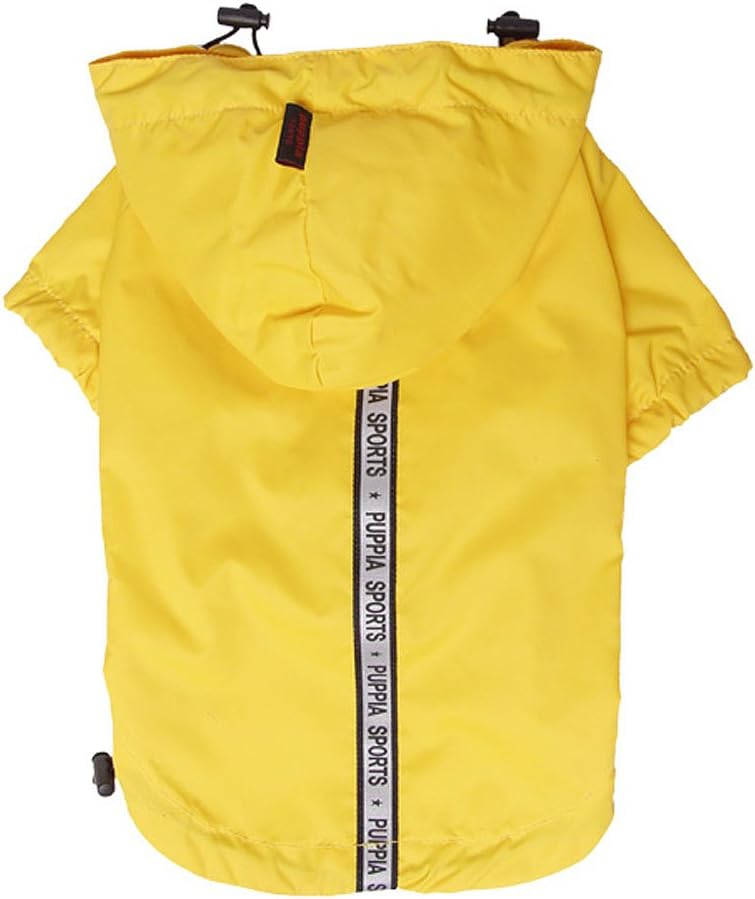 Base Jumper Regenmantel für Hunde mit Reflektoren, XL gelb