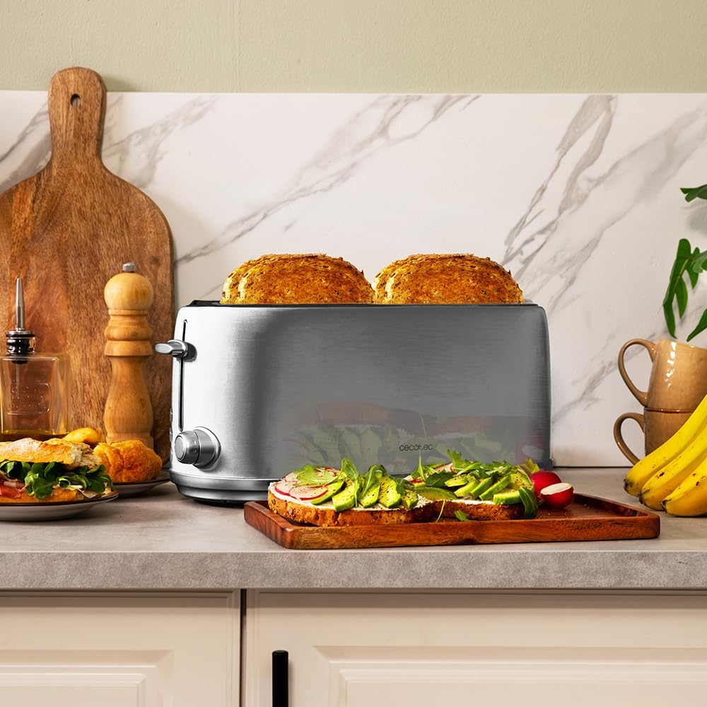 03207 Toaster, Retro - 4 Scheiben Inox