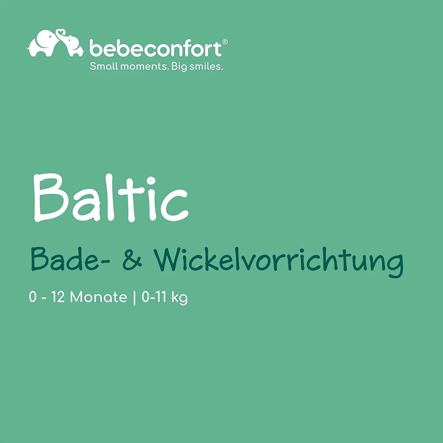 2-in-1 Babybadewanne & Wickelkommode Baltic, Baltic