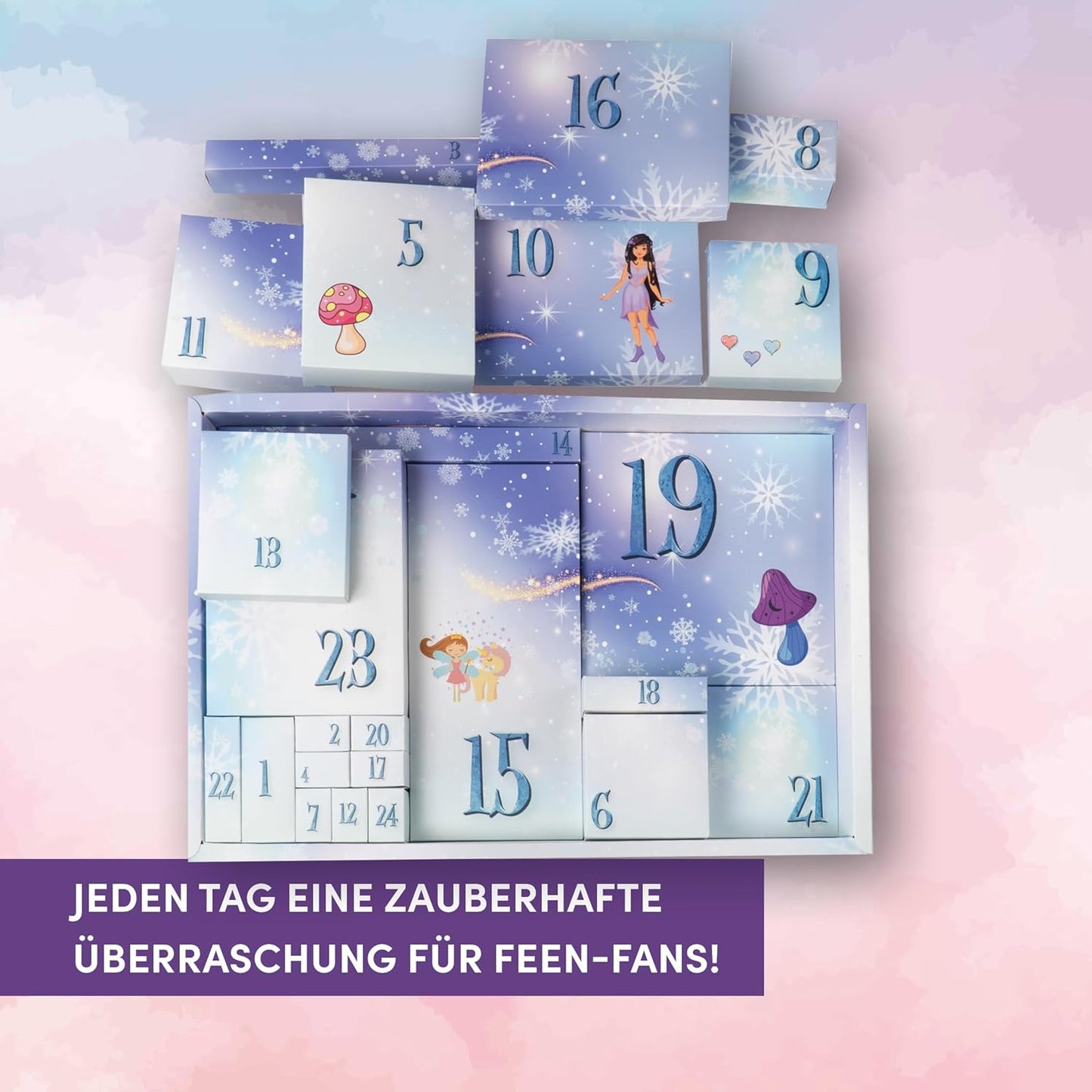Feen-Adventskalender mit 24 Überraschungen