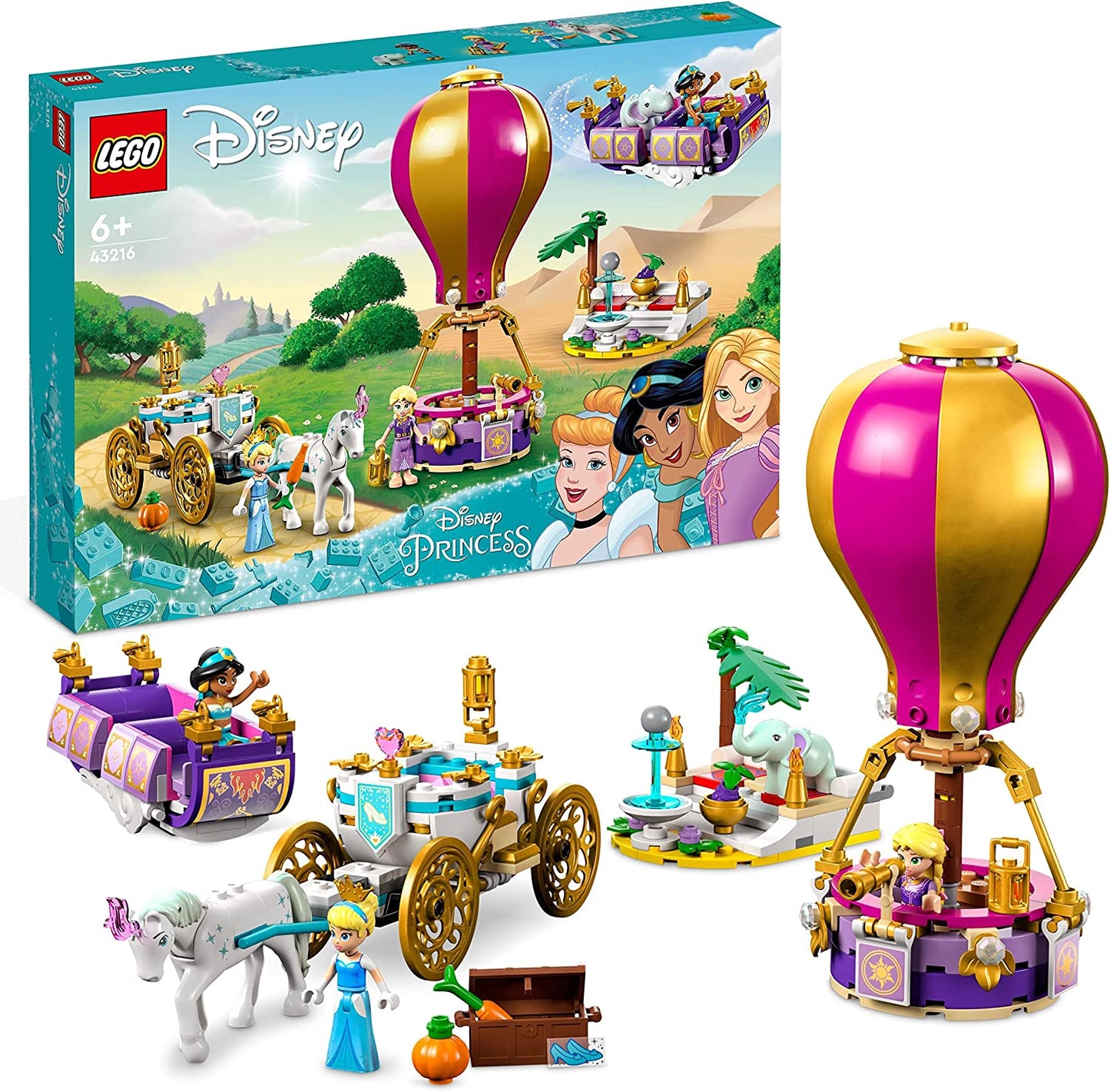 43216 Disney Princess Prinzessinnen auf magischer Reise, Konstruktionsspielzeug, Single
