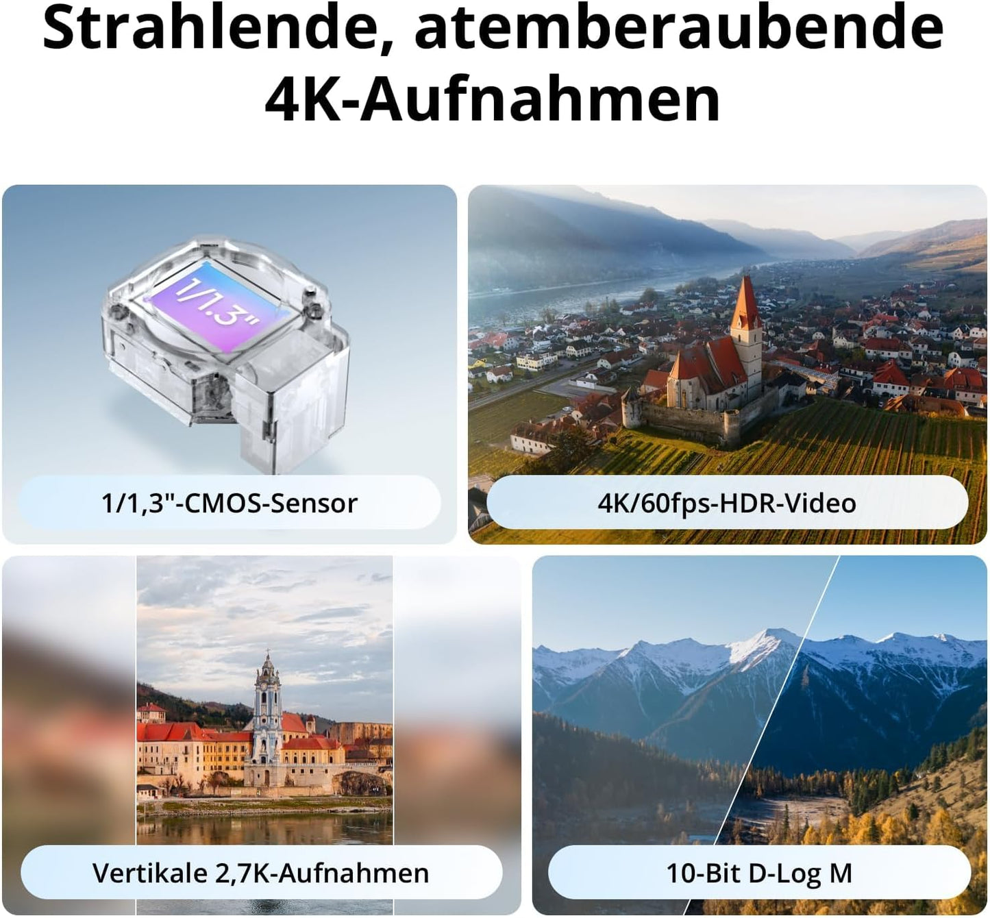 Flip Minidrohne mit 4K Kamera & Follow-Me Funktion, DJI Flip (RC-N3)