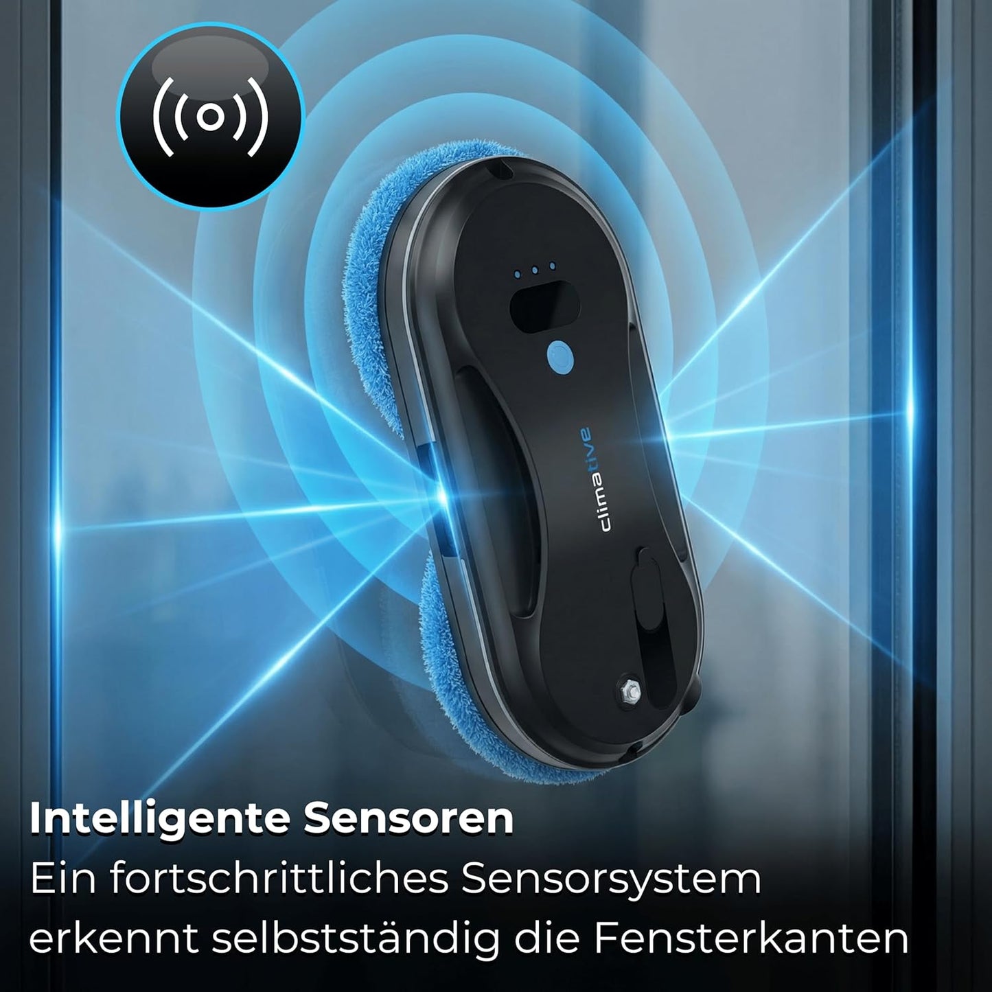 Fensterputzroboter mit Ultraschall-Sprühfunktion, Fensterroboter