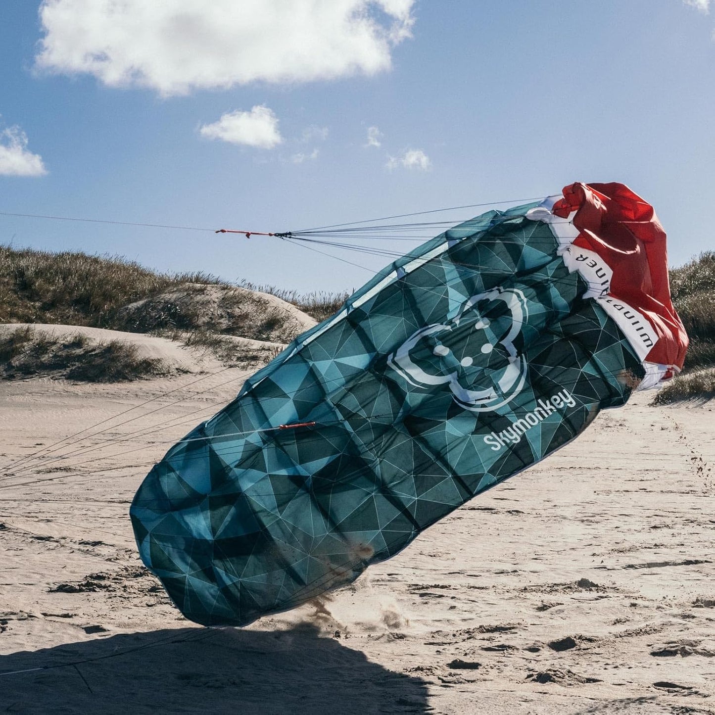 Trainer-Kite Windtrainer mit Bar, Lagoonblue 230.0 Zentimeter