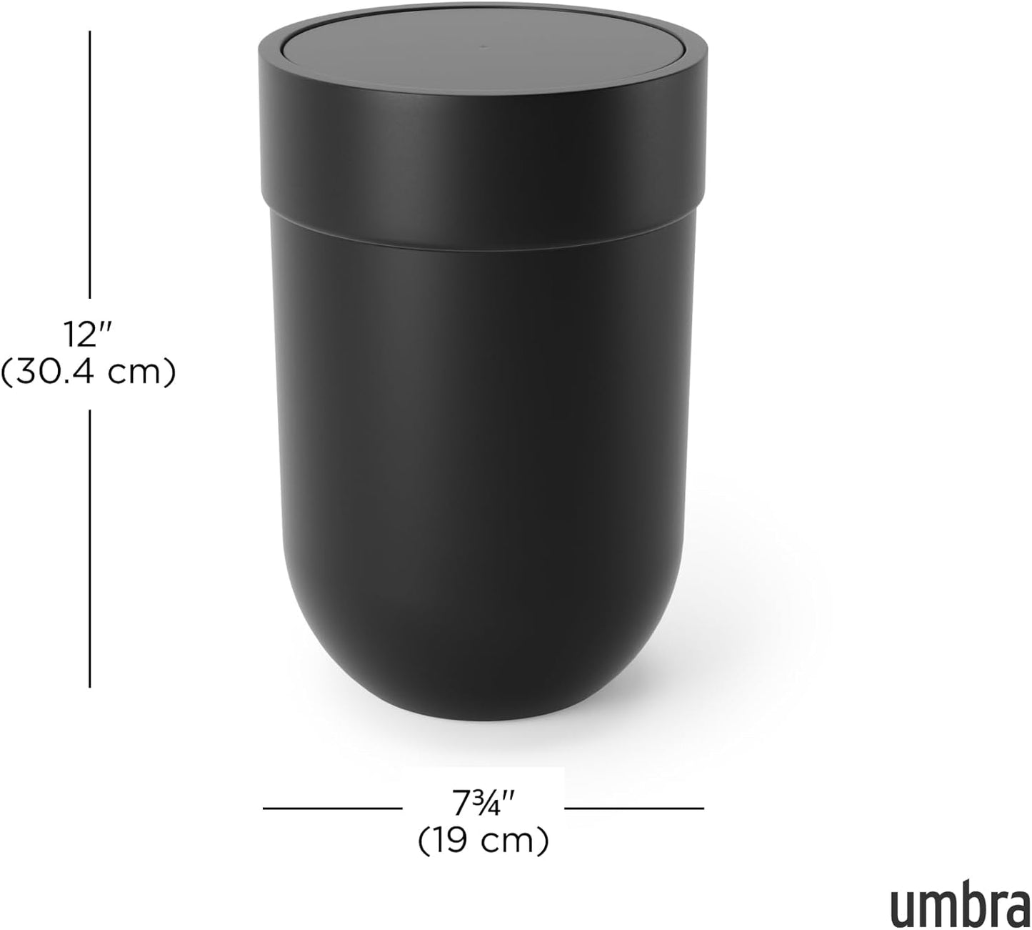 Touch Abfalleimer, Schwarz