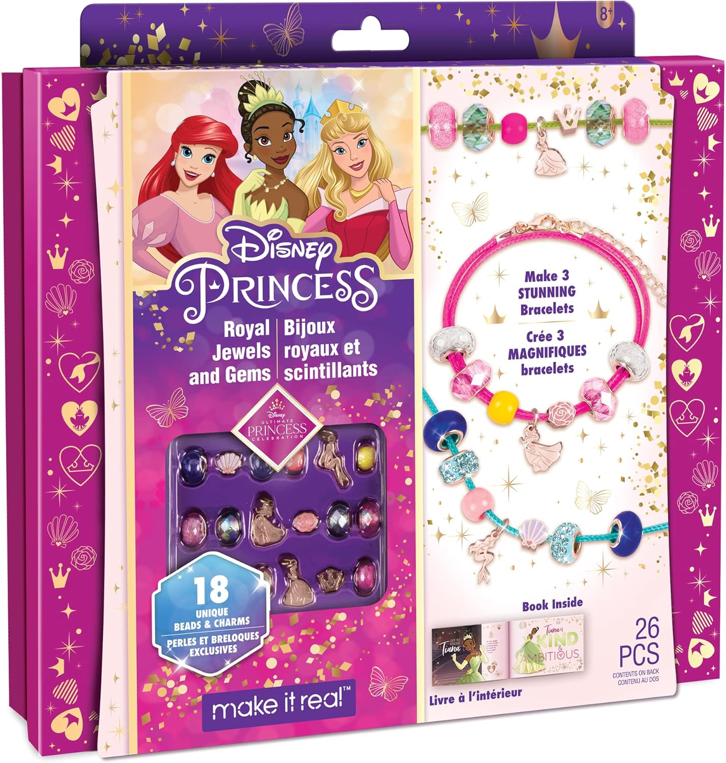 Disney Prinzessin Armband-Bastelset
