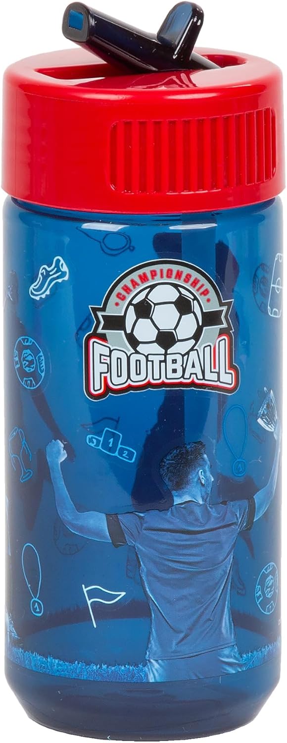 6-teiliges Schulranzen-Set mit Fussballmotiv, 6er-set