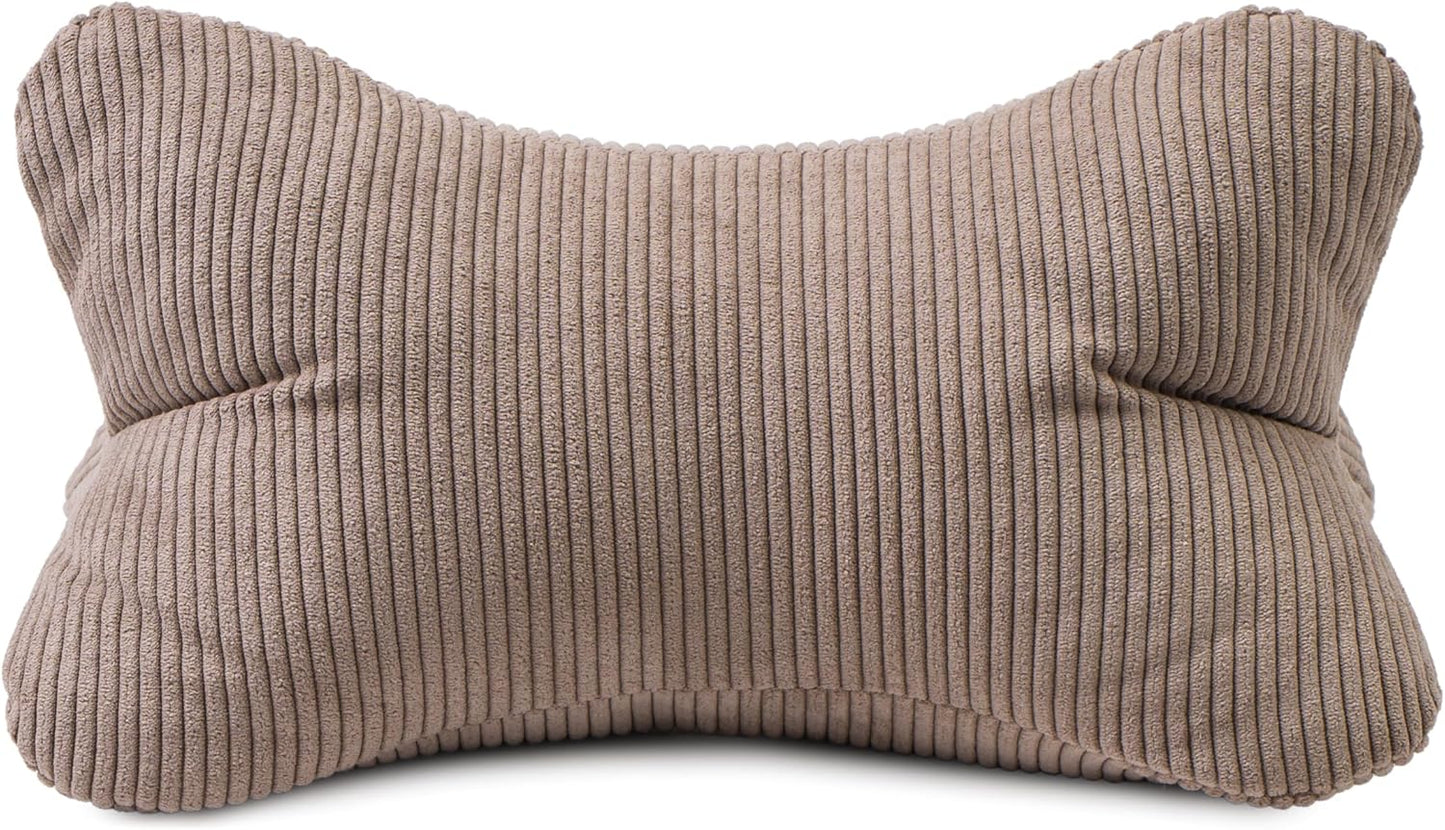 Nackenstützkissen Capri, 40 x 25 cm Taupe