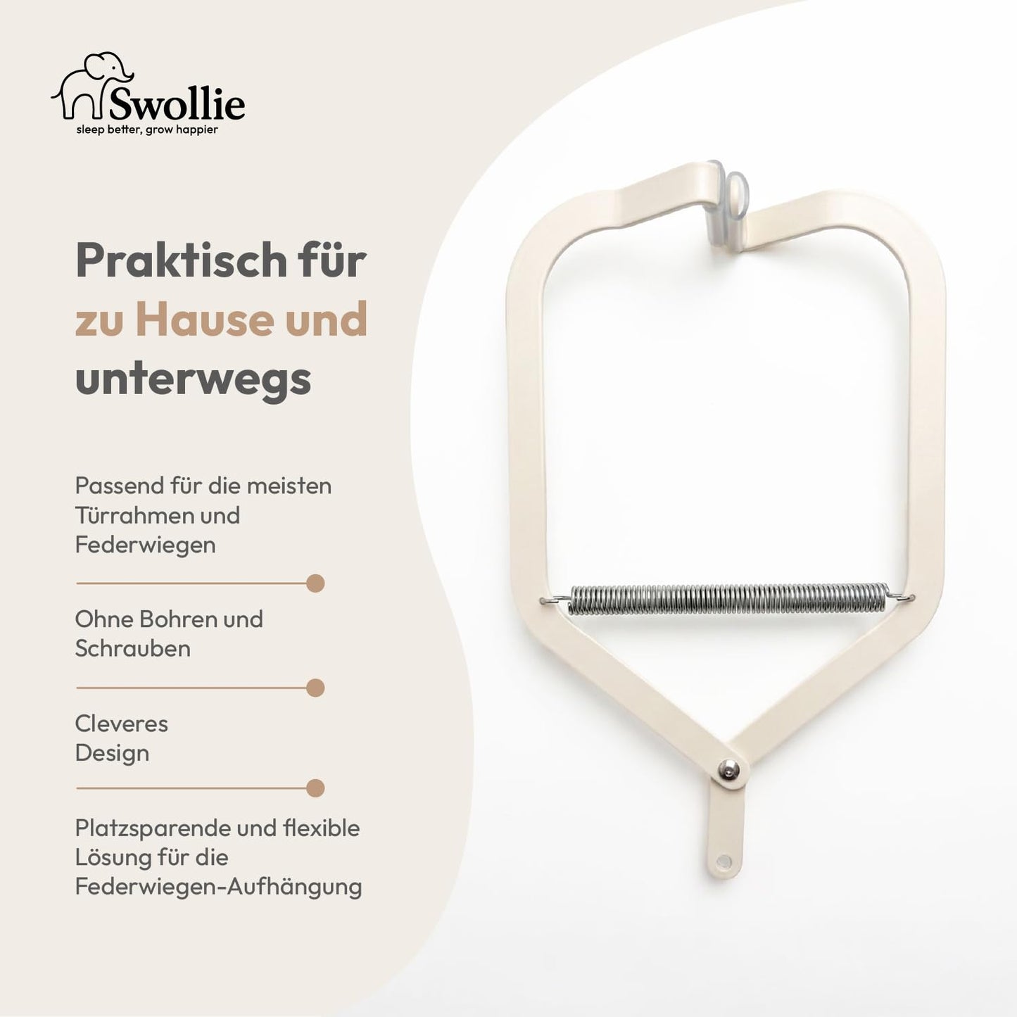Türklammer für Federwiege bis 15 Kg