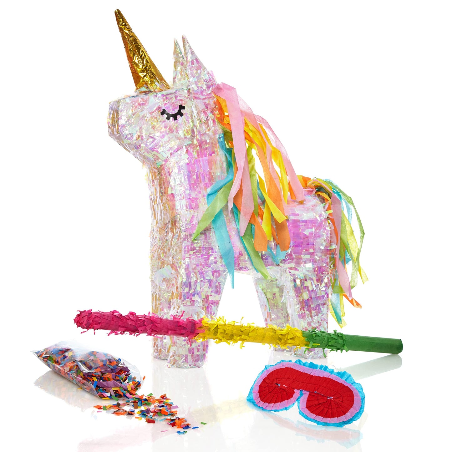 Einhorn-Piñata-Set zum Befüllen