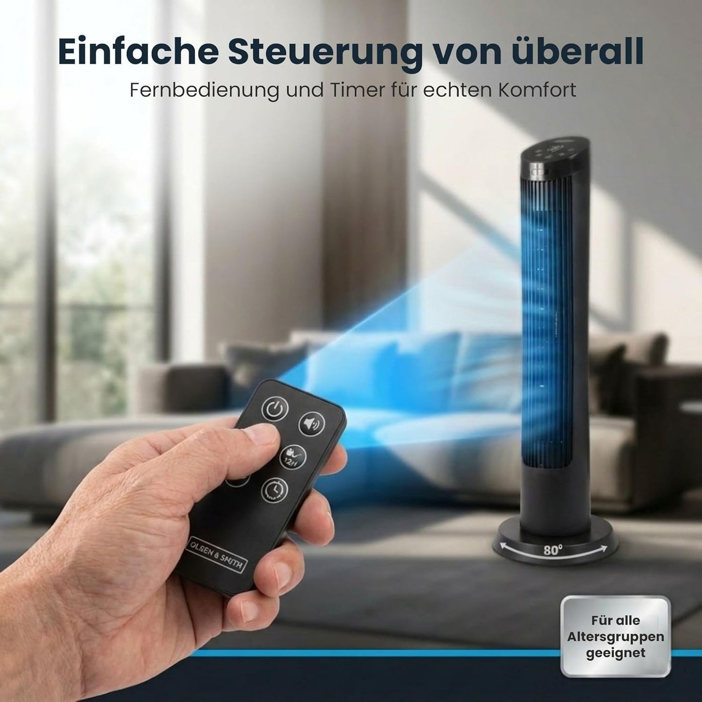Leiser Turmventilator, Modell 2026
