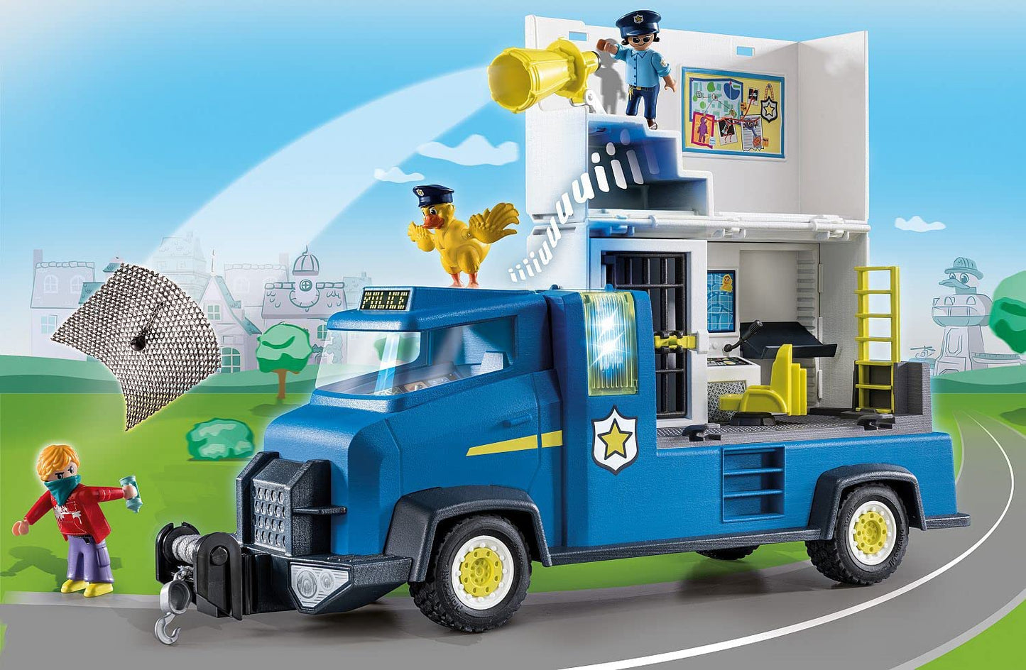 70912 DUCK ON CALL Polizei Truck, Konstruktionsspielzeug