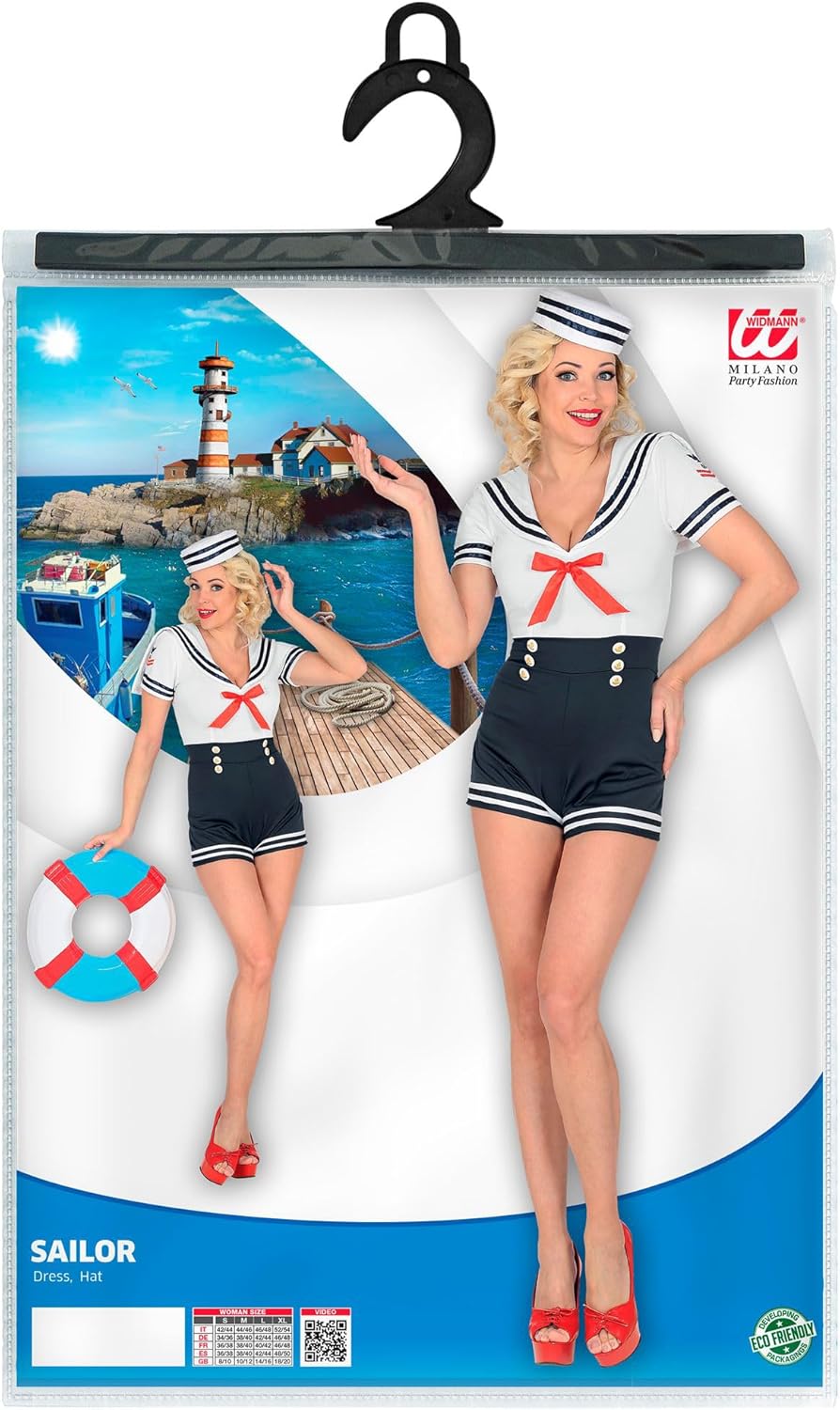 Kostüm Matrosin Jumpsuit, S