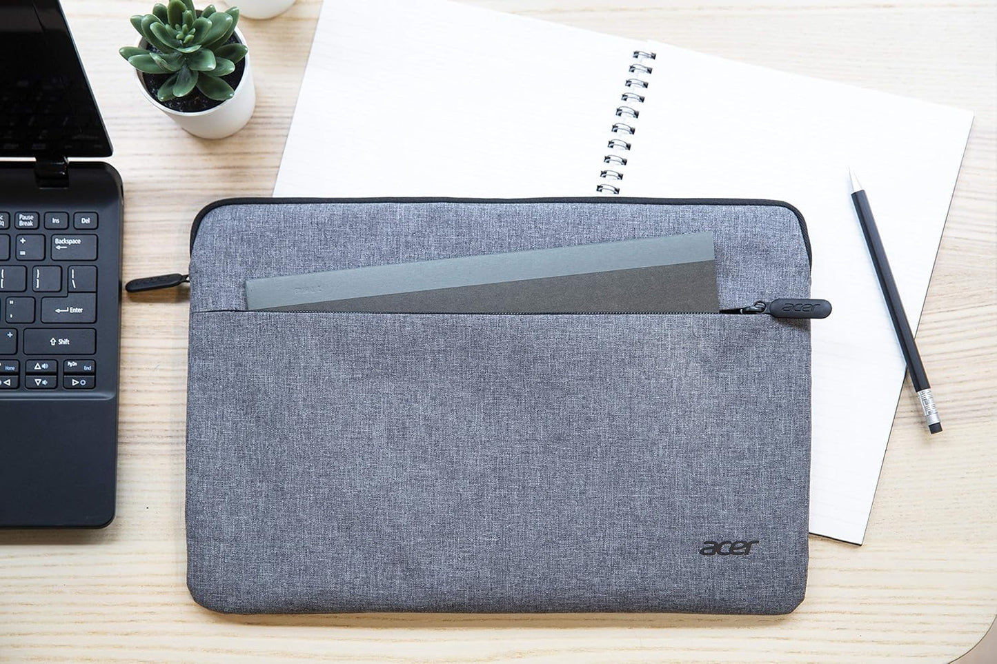 Laptophülle, 11,6 Zoll Protective Sleeve hellgrau