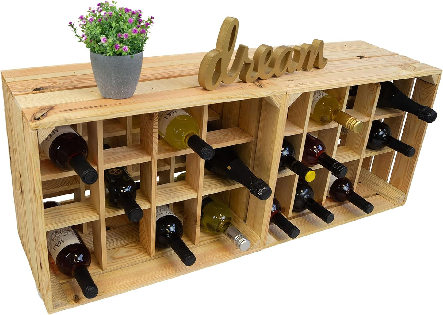 Weinregal Henry für 12 Flaschen, Natur