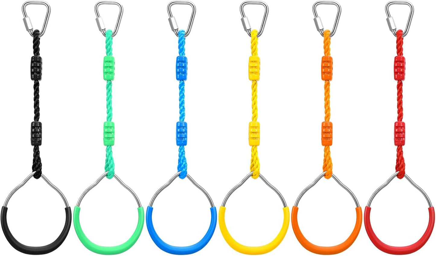 6 x Kinder Turnringe, Multicolour