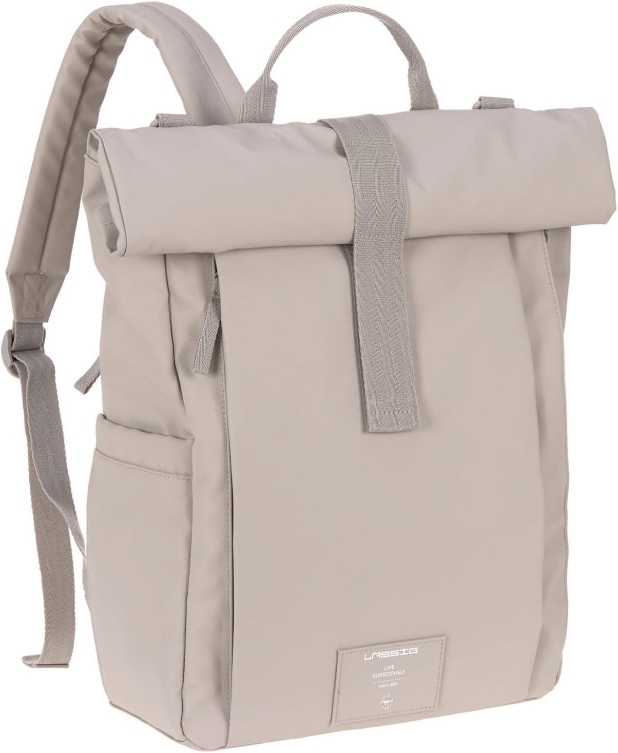 Wickelrucksack Rolltop Up, Taupe