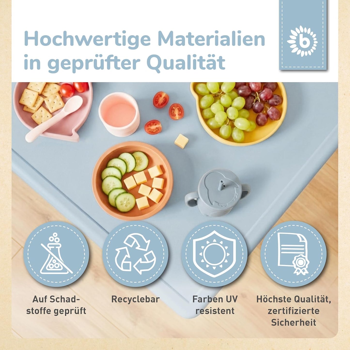 Kindertisch, Hazy Blue