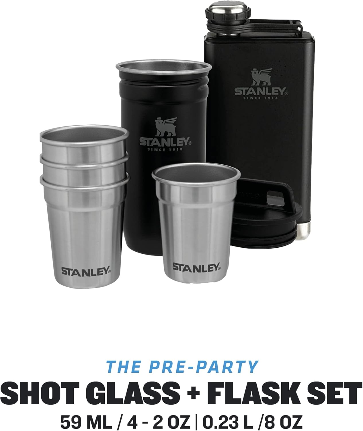 Adventure Pre-Party Set, Matte Black