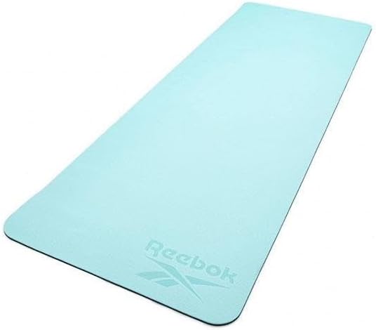 Doppelseitige Yogamatte, Blau