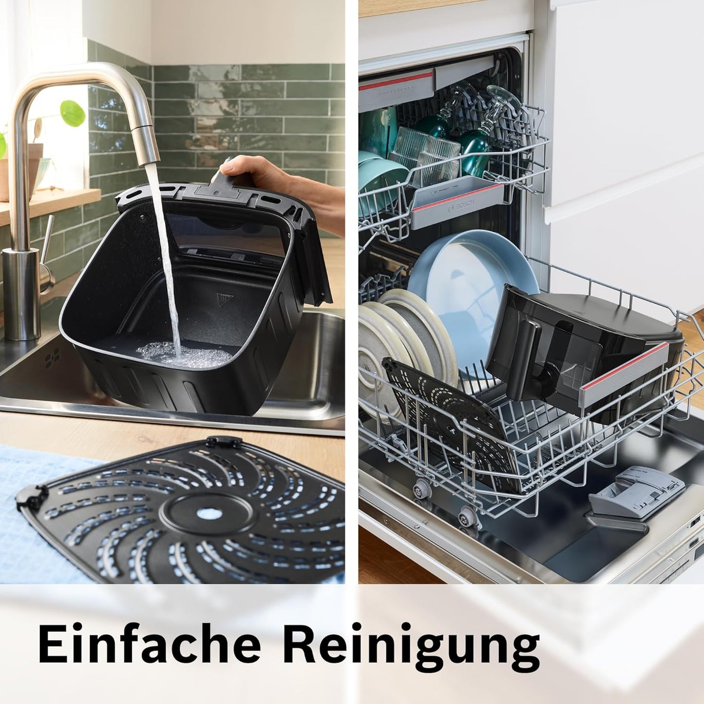 Serie 6 Air Fryer, Schwarz
