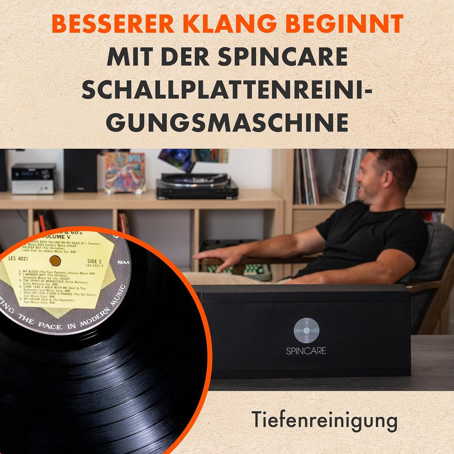 Schallplatten-Reinigungssystem