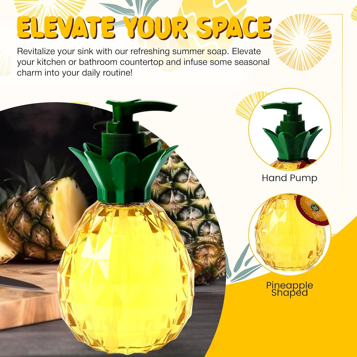 Ananas Seifenspender, Ananas