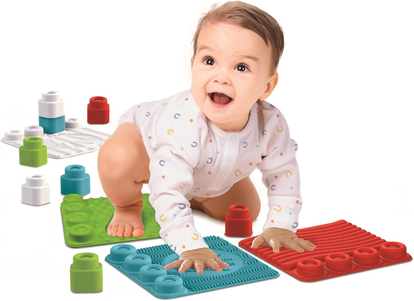 Spieleset für Kleinkinder Sensorischer Teppich, Clementoni