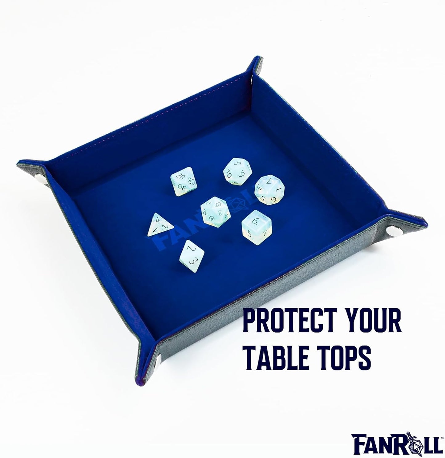 Würfelteller für Rollenspiele und Brettspiele, Blau