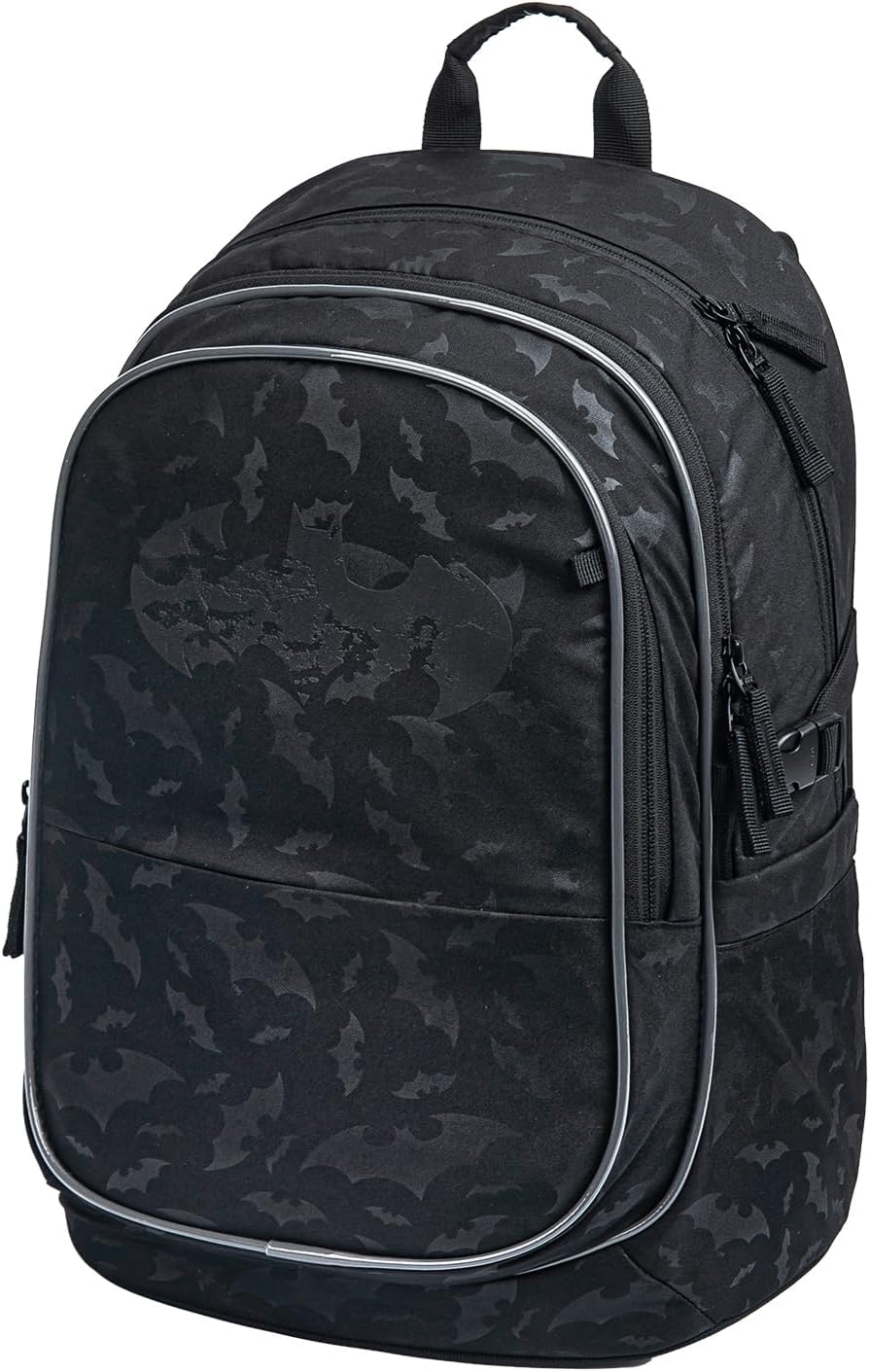 Schulrucksack-Set für Grundschüler (3-teilig), Batman Schwarz