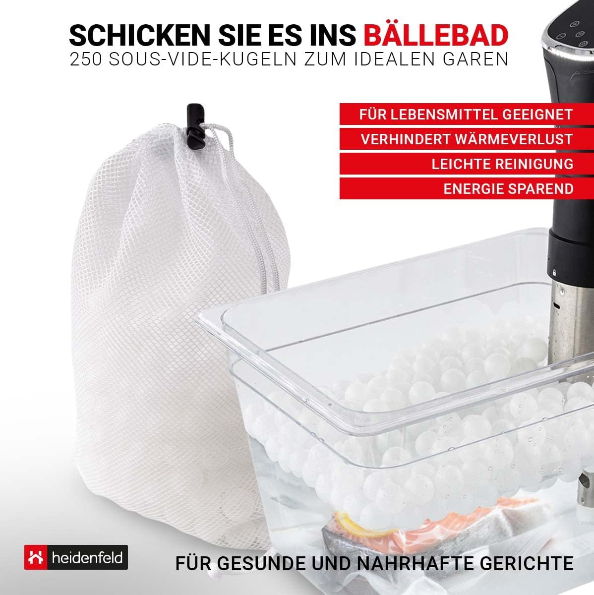 Sous-Vide Isolationskugeln