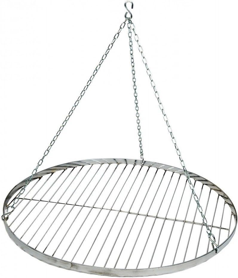 69037 Schwenk-Grillrost, 60 cm Silber - Silber
