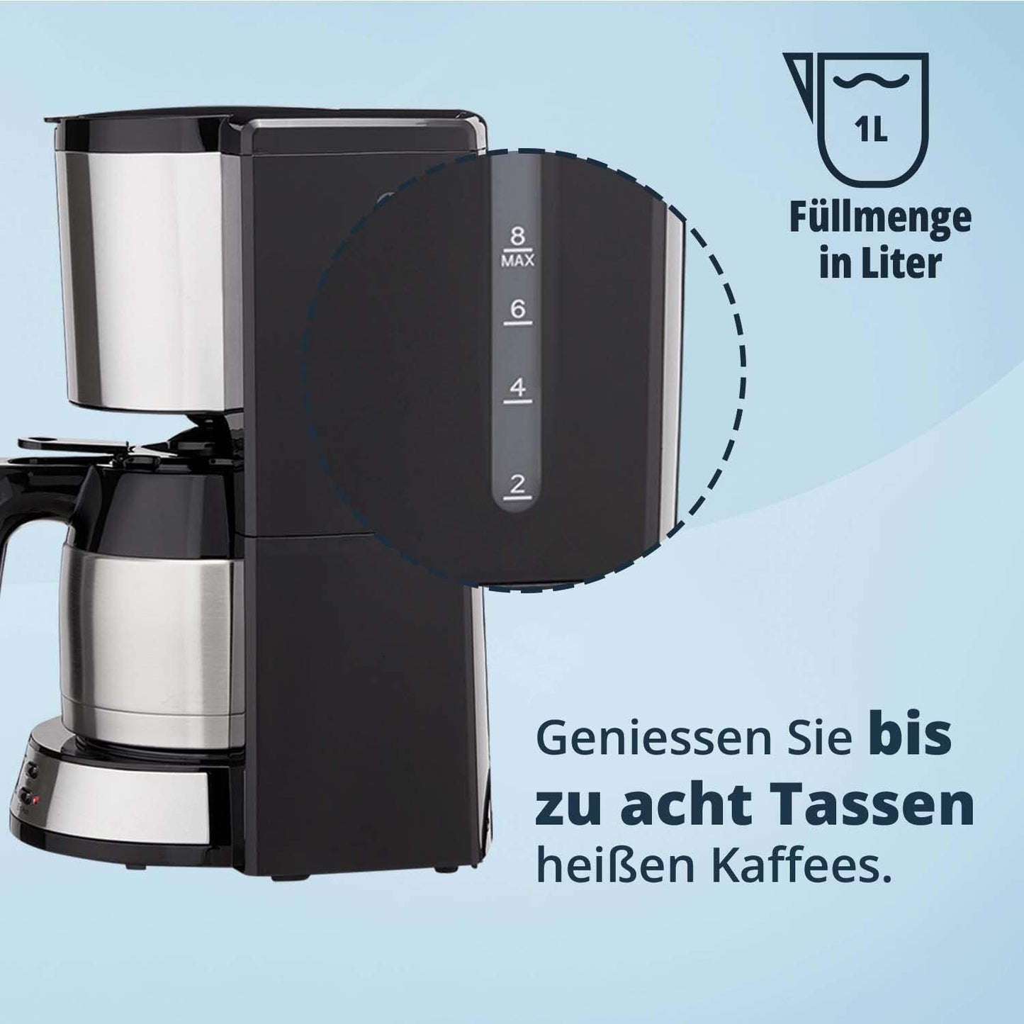Kaffeemaschine TKA-183SE mit Thermokanne