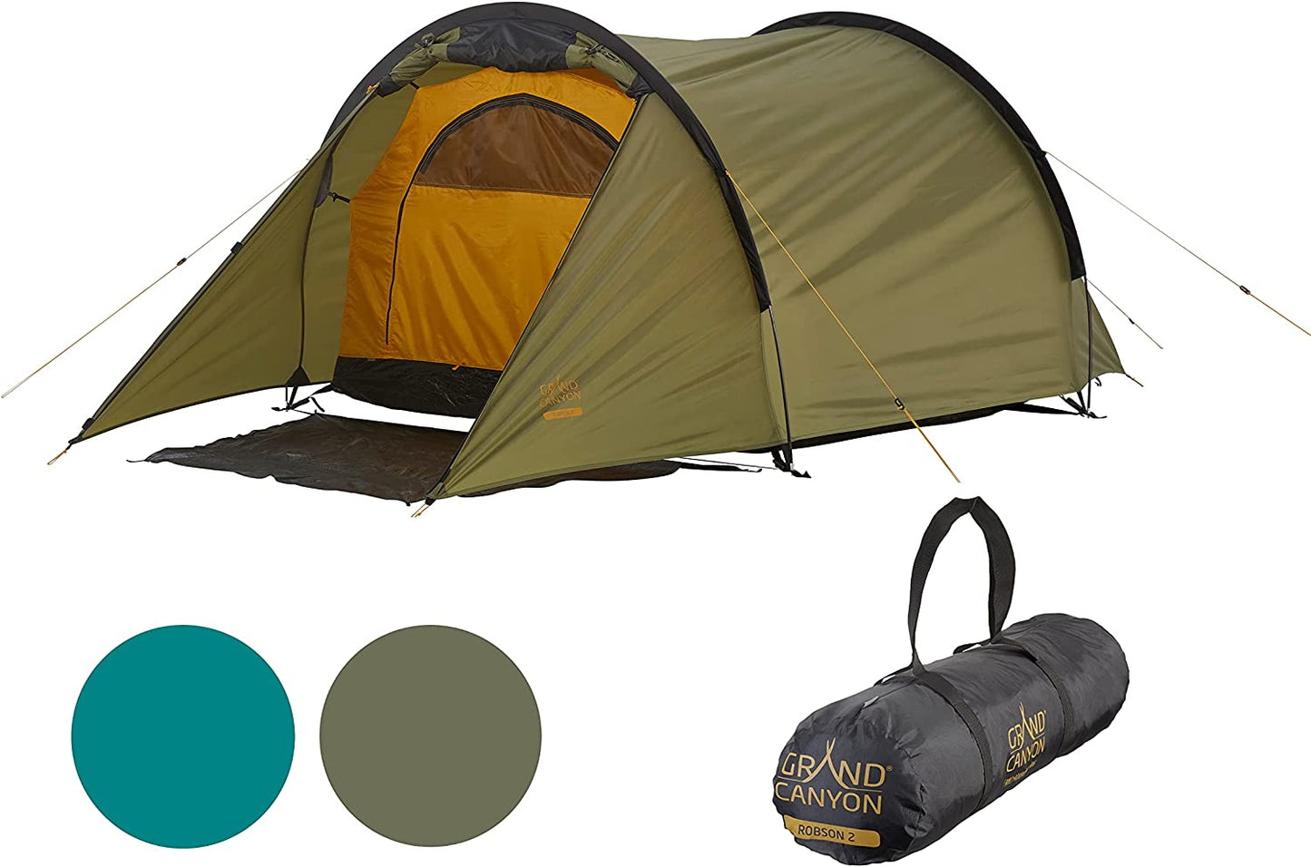 Tunnelzelt ROBSON 2, Capulet Olive, Capulet Olive
