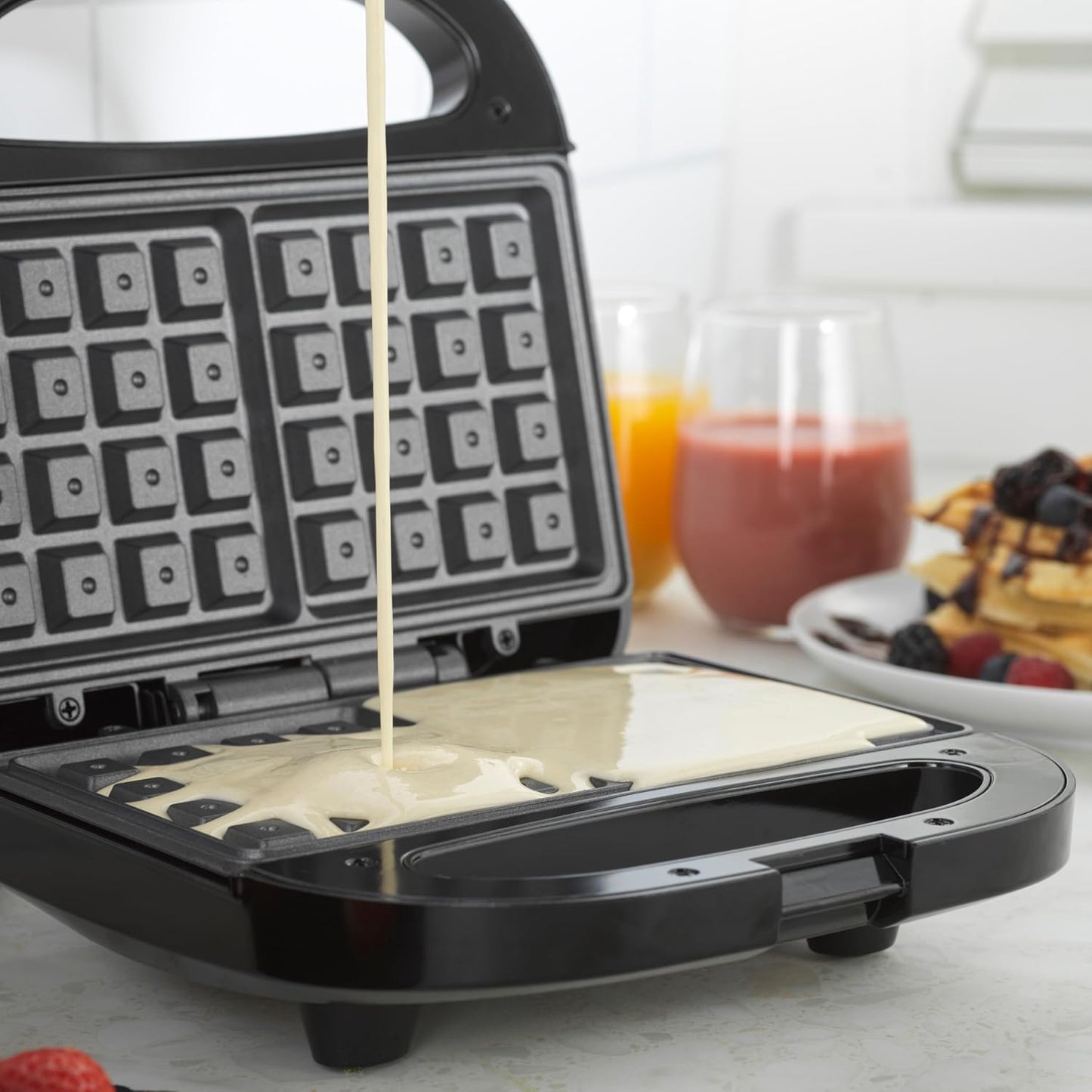 Mellow Waffeleisen mit Antihaftplatten