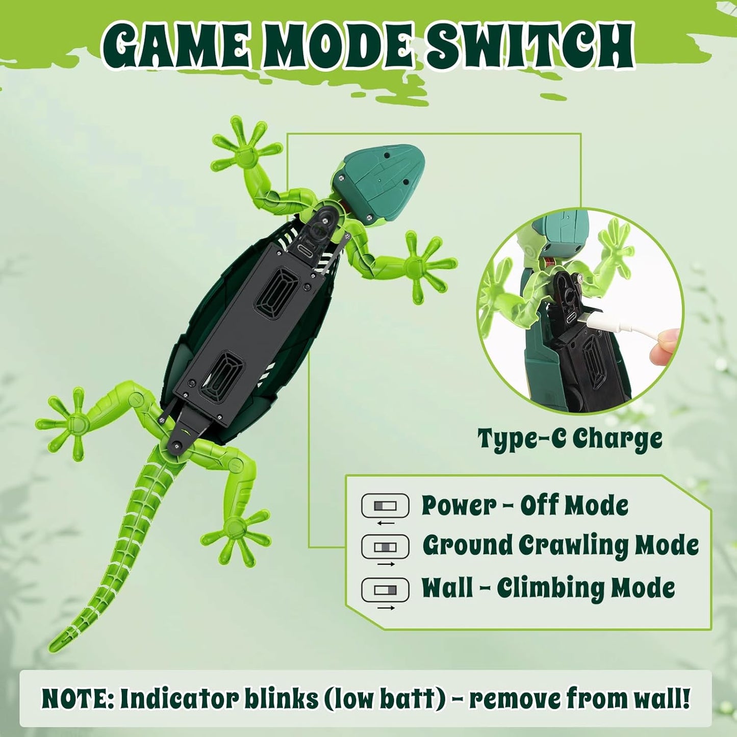 Wand-Gecko Chameleon-Spielzeug, standard