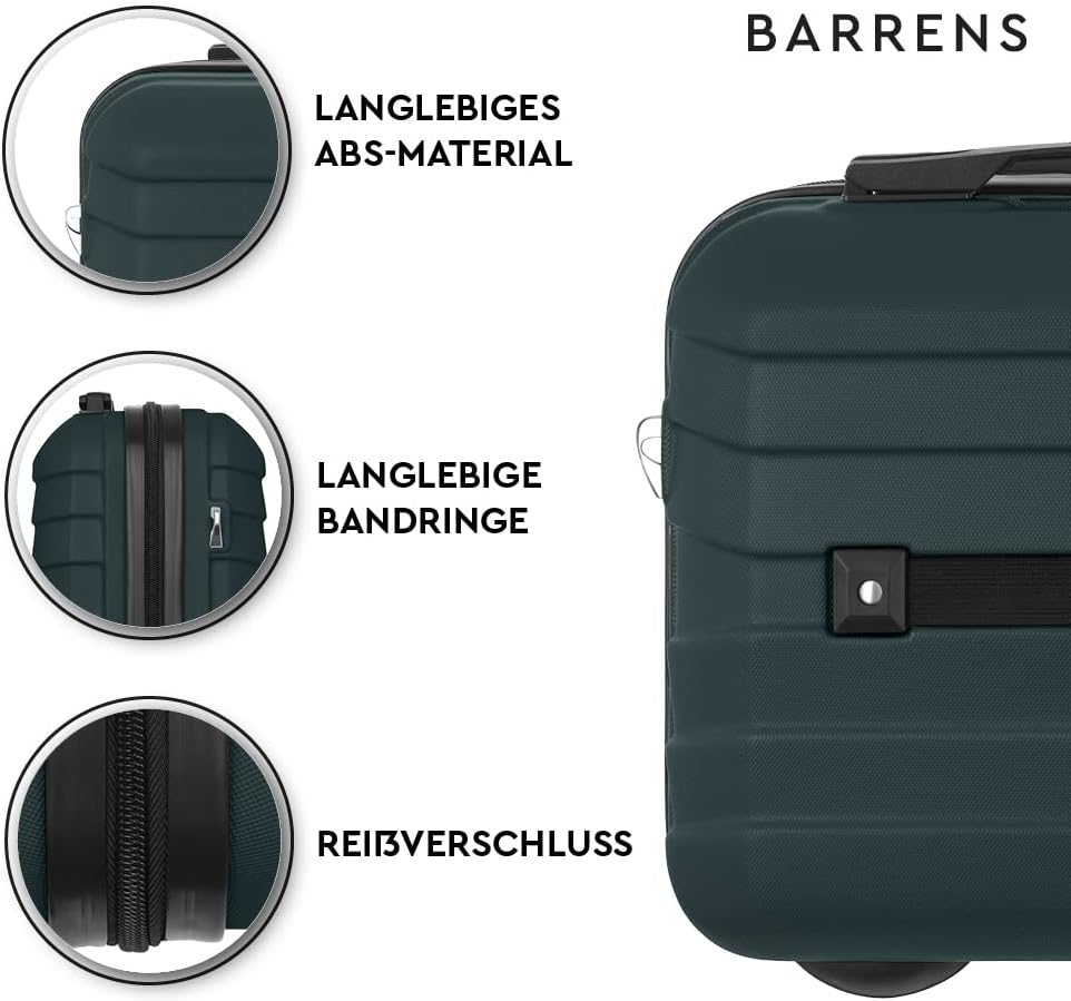 Reise-Kosmetiktasche mit Kofferbefestigung, Cosmetic Case Grün