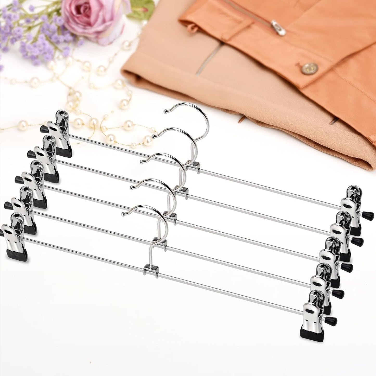 Hosenbügel mit Clips, 40cm(20PCS)