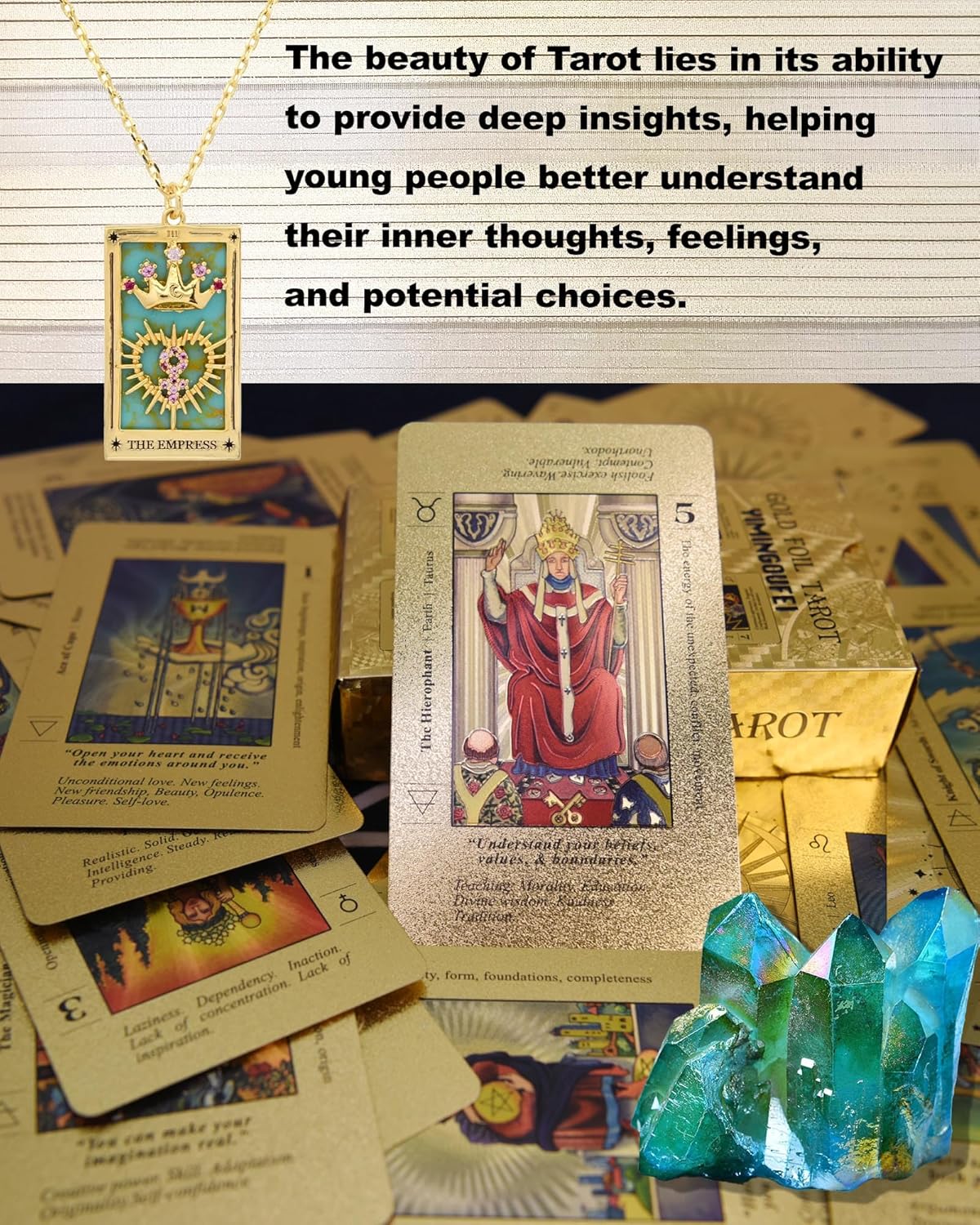 Englisches Waite-Tarot-Deck Sonne, Mond und Sterne, Sonne, Mond und Sterne