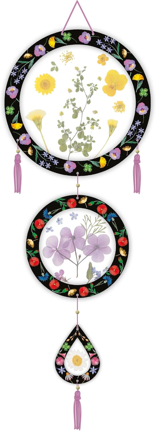 Blumenpresse Bastelset für Kinder ab 7 Jahren