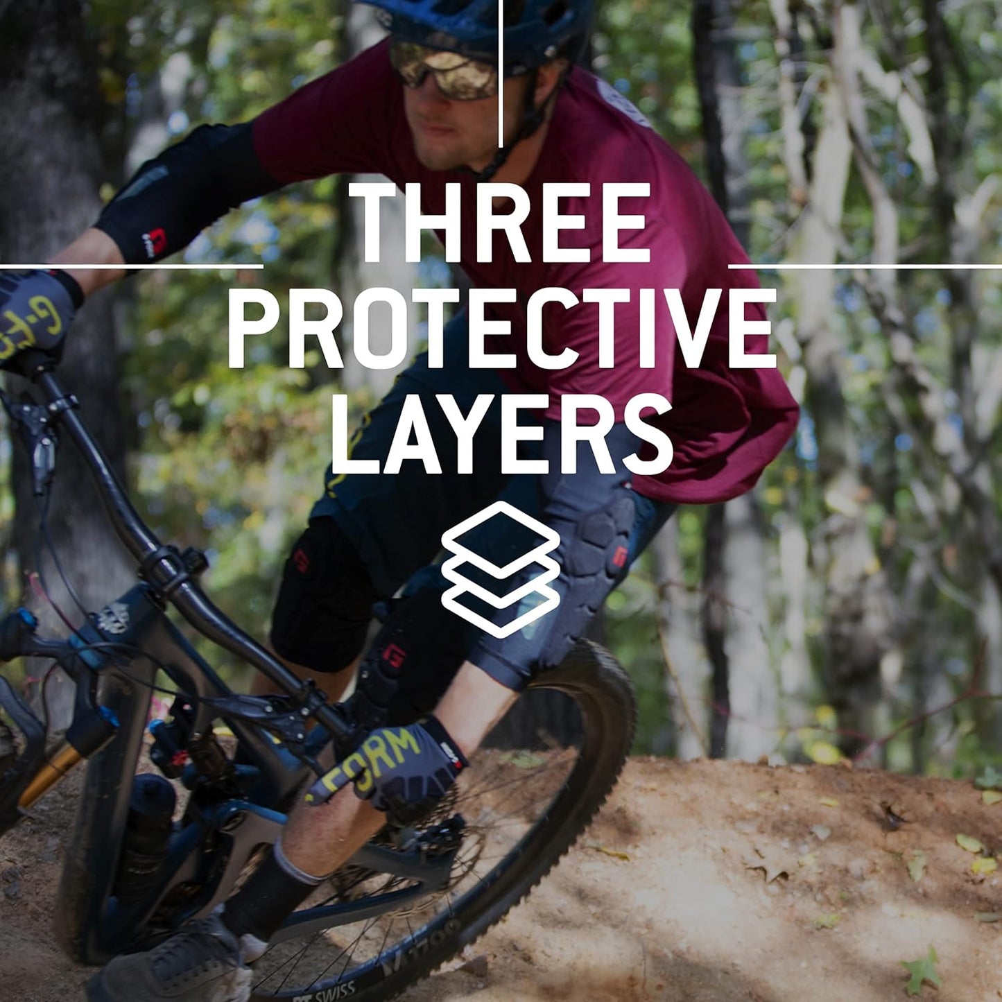 Pro-Rugged MTB Ellbogenschützer, Adult XL ; Black/Black