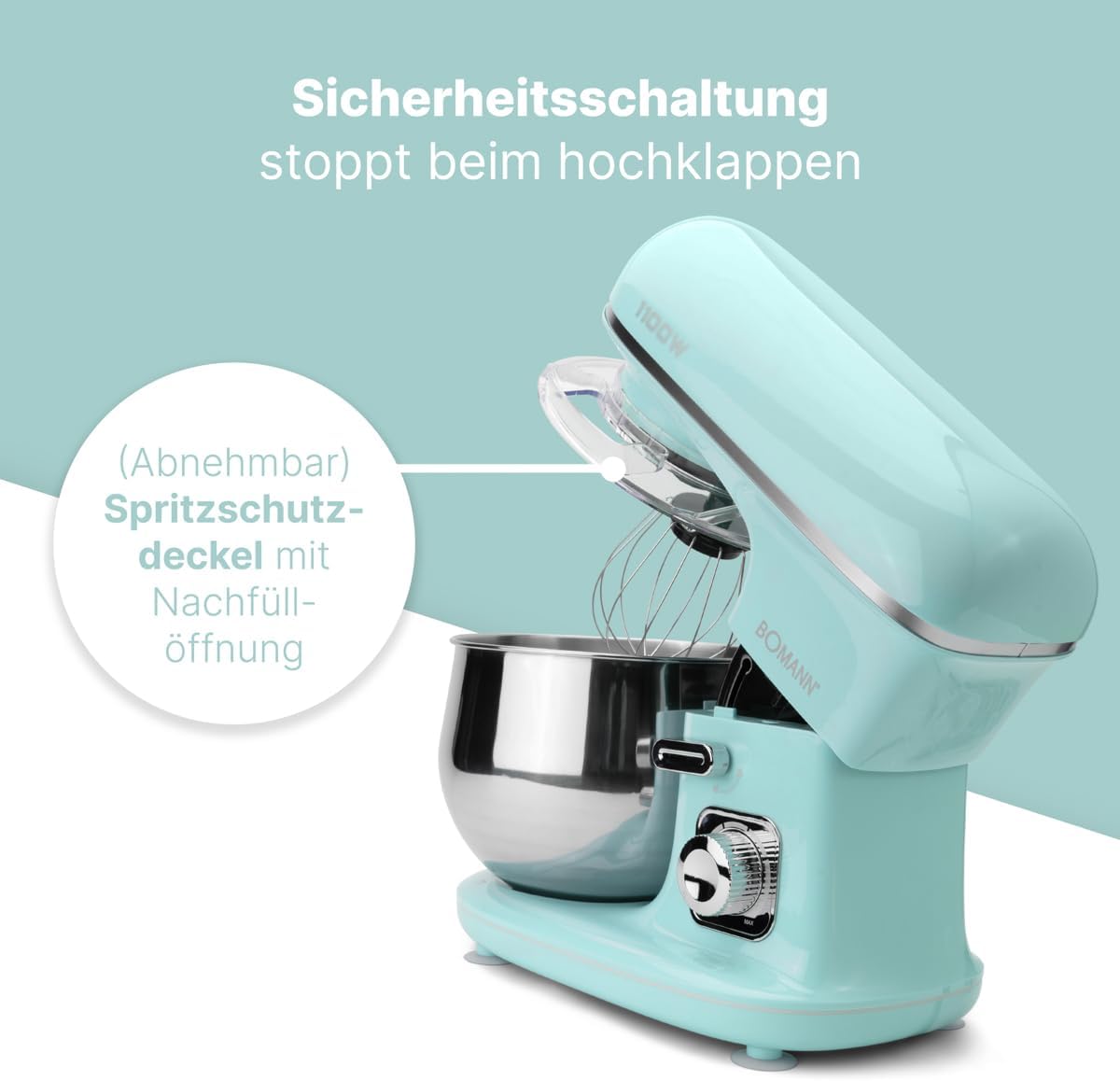 KM 6030 CB Küchenmaschine, Mint-grün