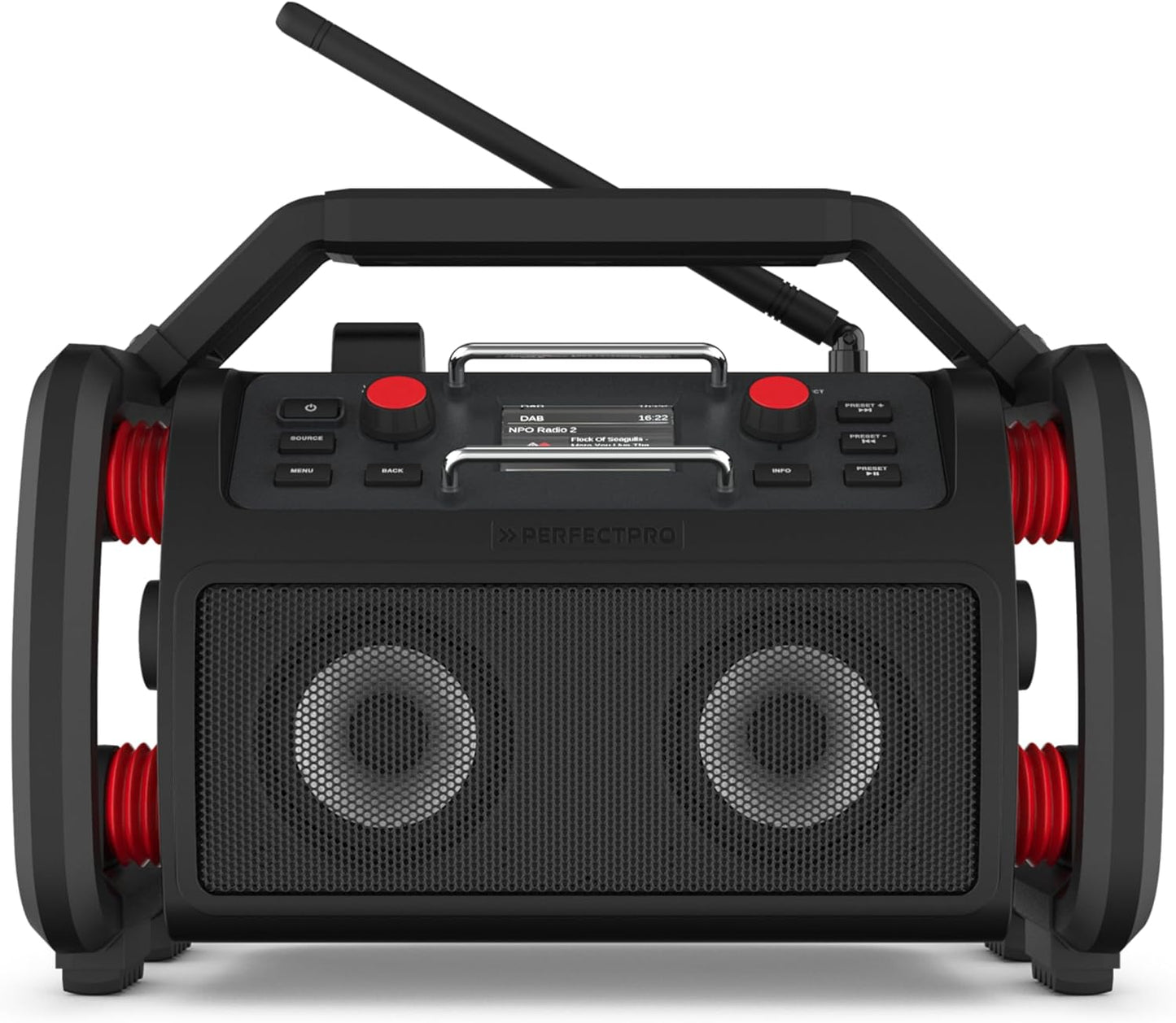 Baustellenradio Rockpro mit DAB+ und Bluetooth