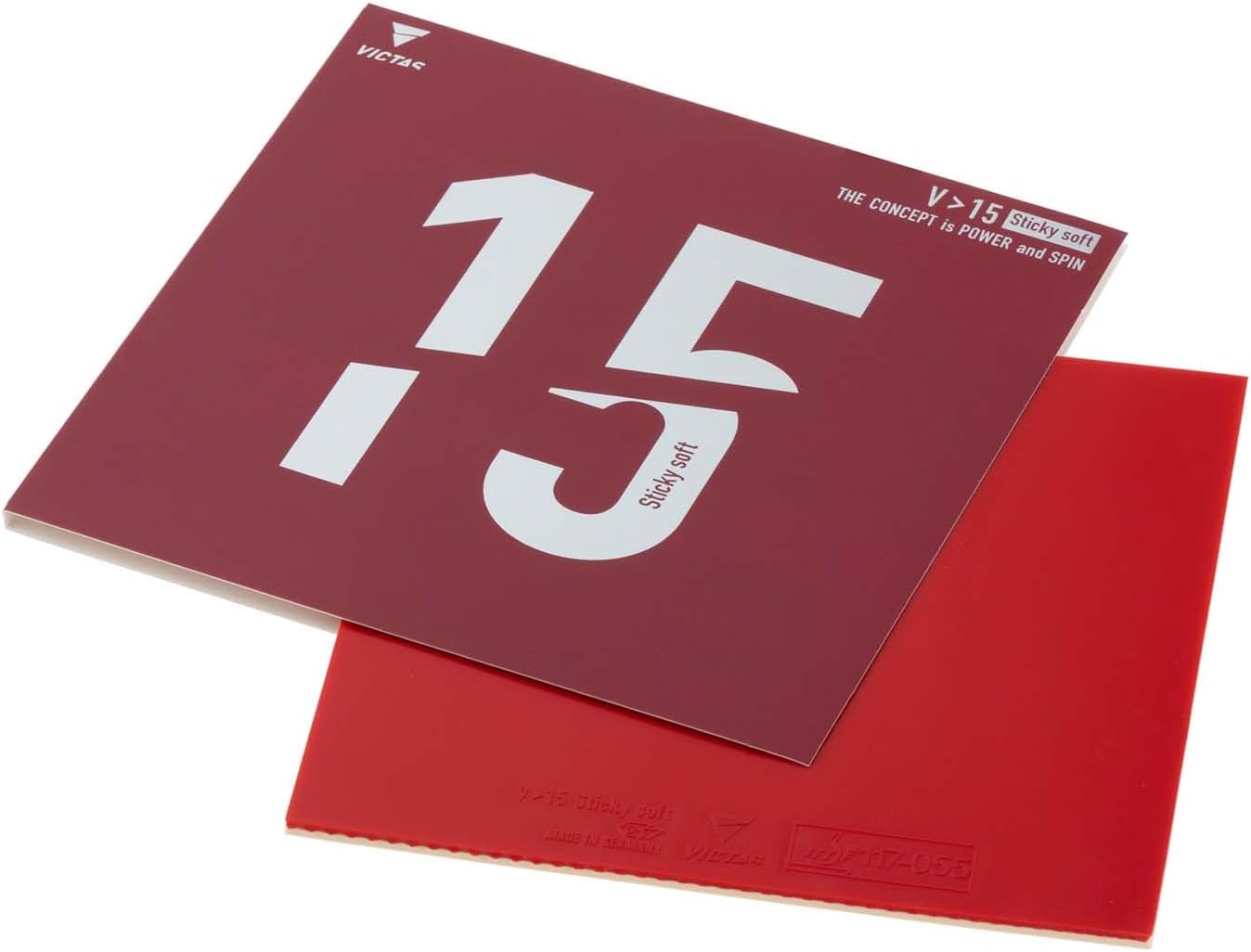 V>15 Sticky Soft Tischtennisbelag, 2,0mm Rot