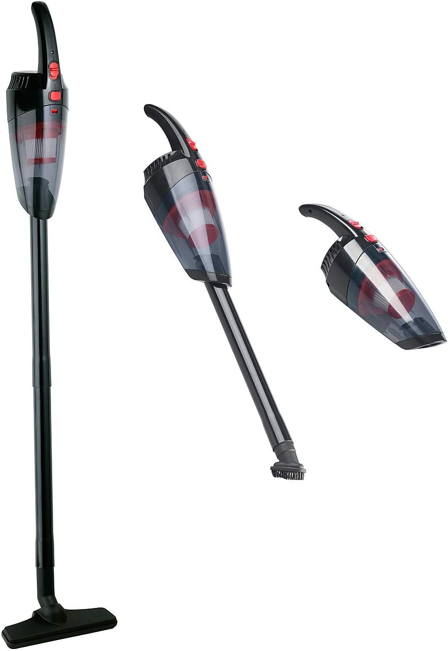 2in1 Akku-Zyklon-Hand- und Bodenstaubsauger
