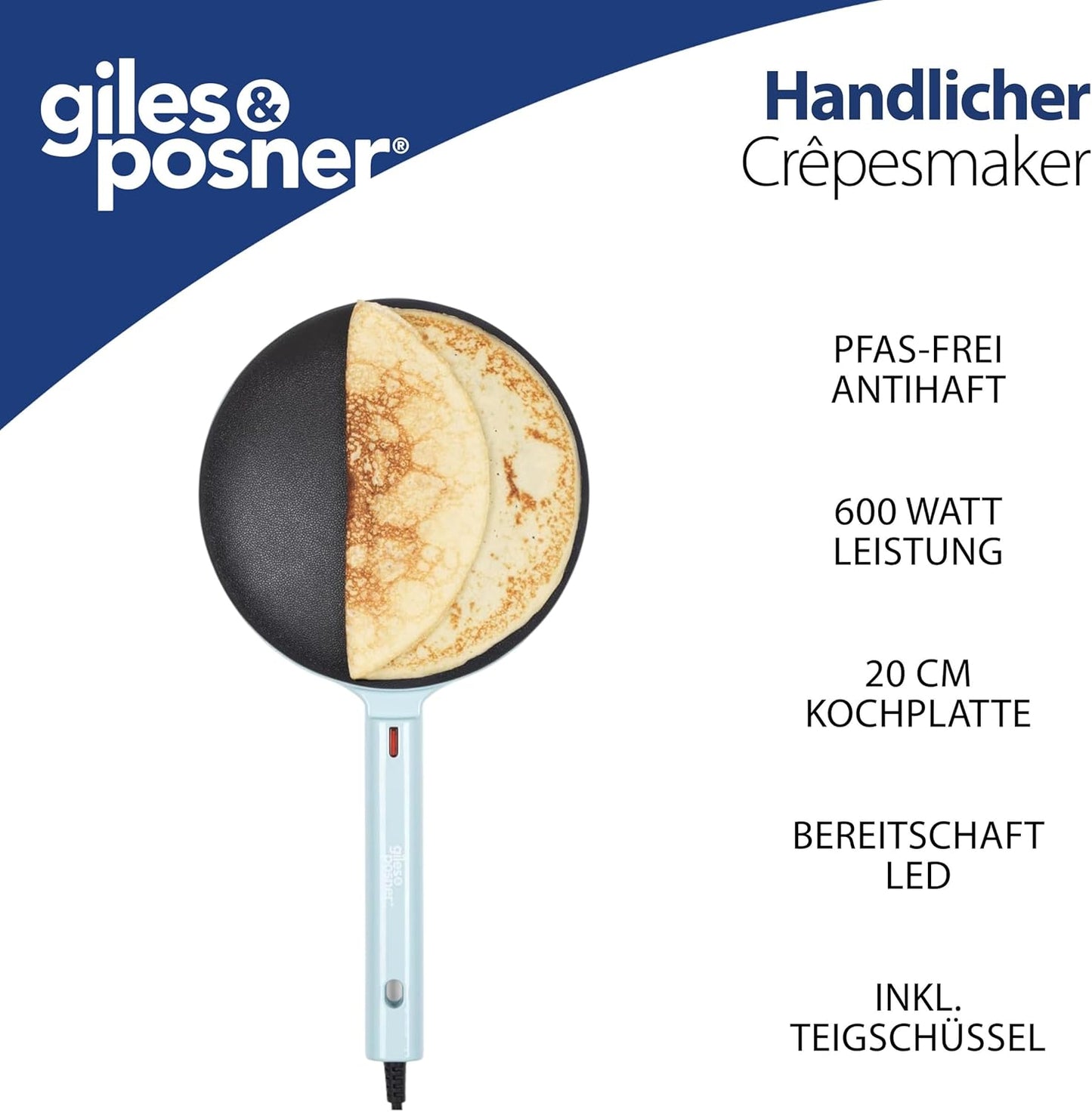 Handheld Pancake Maker, EU-Stecker