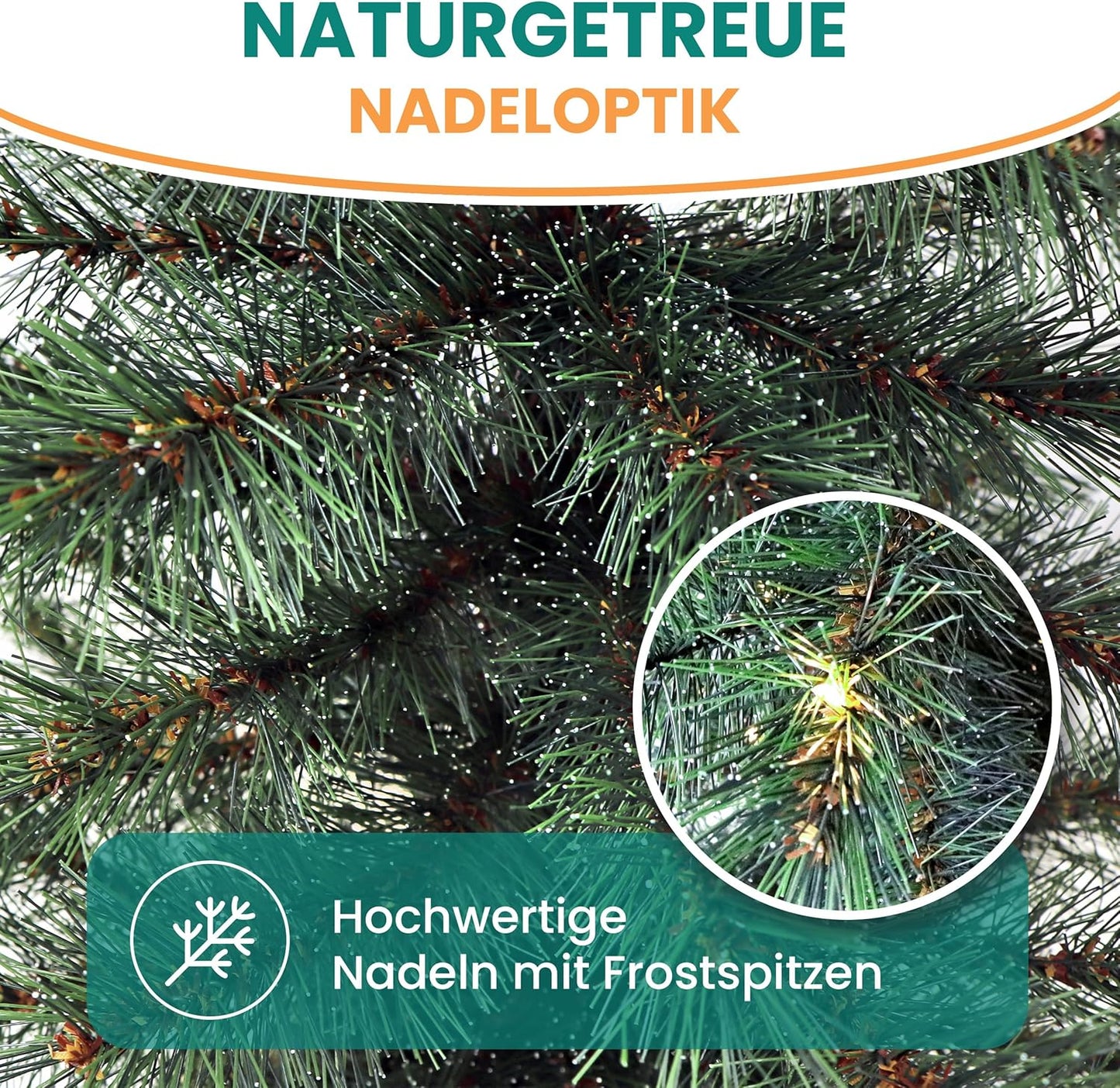 Künstlicher Weihnachtsbaum inkl. Lichterkette